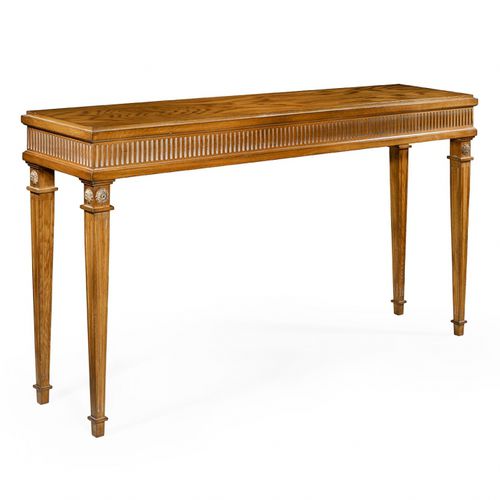 Gustavian style sideboard table - CHARLOT  - Oficina Inglesa - oak / cherrywood / mahogany