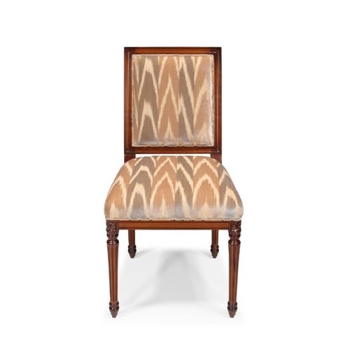 Louis XVI style dining chair - IVETTE - Oficina Inglesa - indoor / fabric / leather