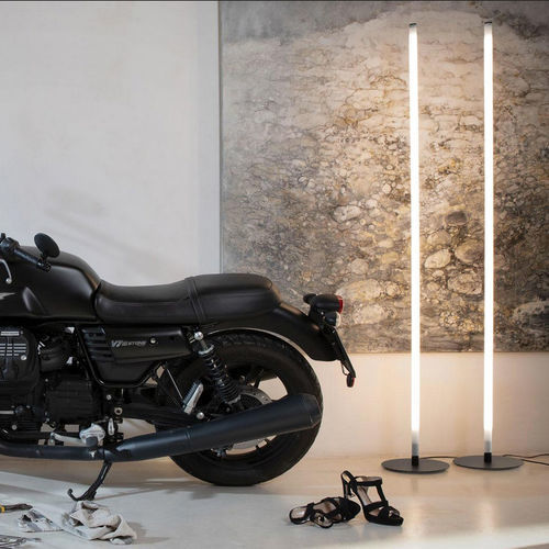 Floor-standing lamp - ACCIPICCHIO - KARMAN - glass / polyethylene / contemporary