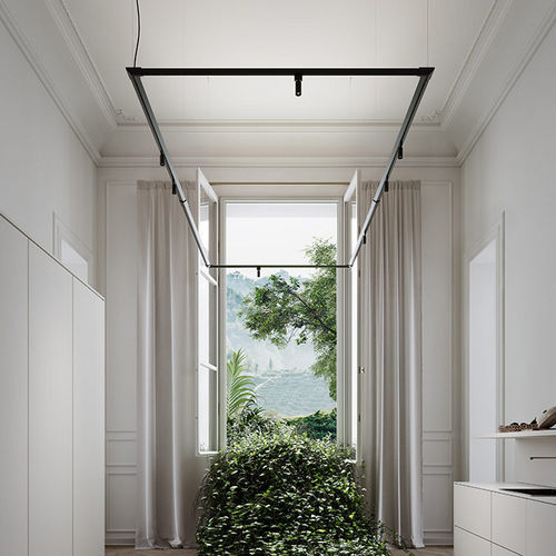 LED track light - TURN IT - KARMAN - linear / aluminum / commercial