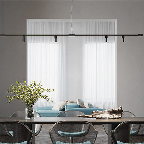LED track light - TURN IT  - KARMAN - linear / aluminum / commercial