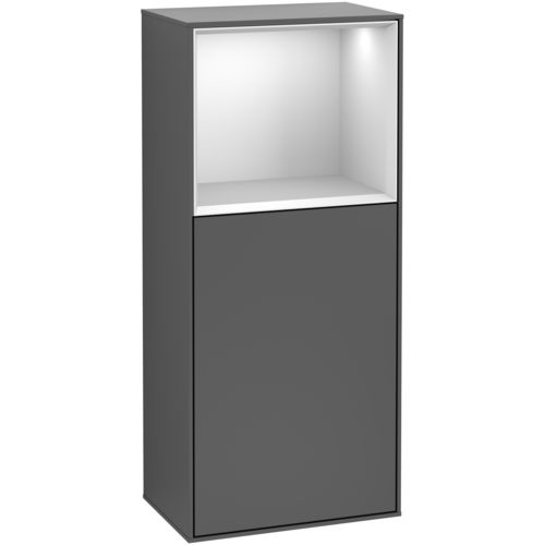 Contemporary bathroom cabinet - FINION : F53 - Villeroy & Boch - home / lacquered wood / wall-mounted