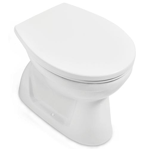 Freestanding toilet O.NOVO 7618R1 Villeroy & Boch ceramic / commercial