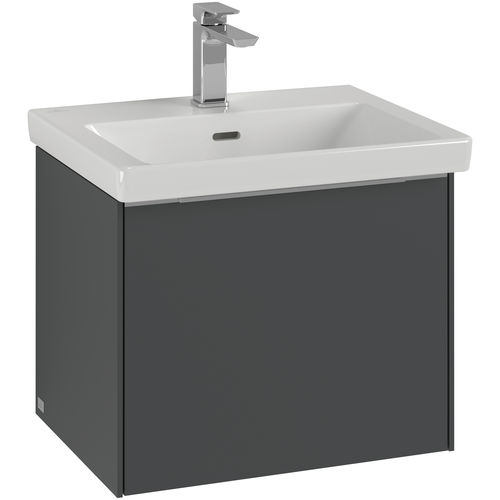 Wall-hung washbasin cabinet - SUBWAY 3.0: C57900 - Villeroy & Boch - wooden / aluminum / contemporary