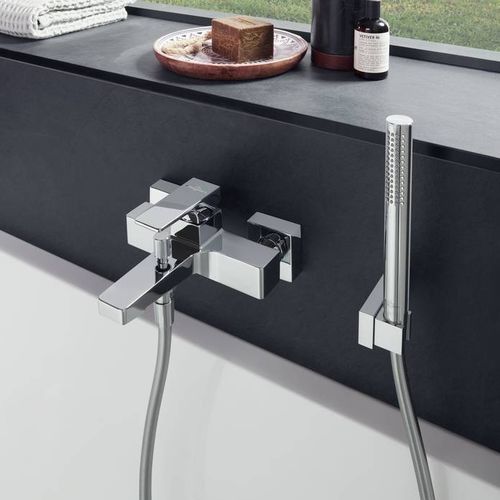 Shower mixer tap - ARCHITECTURA : TVT125001000XX - Villeroy & Boch - bathtub / wall-mounted / brass