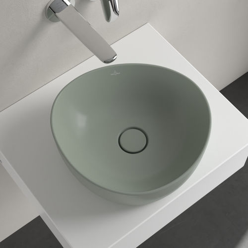 Countertop washbasin - ANTAO : 4A7240XX - Villeroy & Boch - ceramic / high-gloss / round