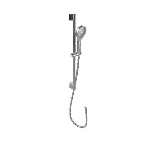 Wall-mounted shower set - VERVE : TVS109007000XX - Villeroy & Boch - contemporary / commercial / with hand shower