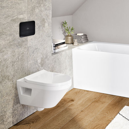 Wall-hung toilet - ARCHITECTURA TWISTFLUSH 5684 C0 XX - Villeroy & Boch - ceramic / home / for public washroom