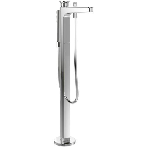 Shower mixer tap - TVT11700100261 - Villeroy & Boch - deck mounted / chrome-plated brass / bathroom