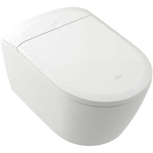 Shower toilet - V16EN2R7 - Villeroy & Boch - wall-hung / ceramic / home