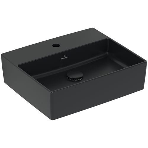 Countertop washbasin - A0751S0 - Villeroy & Boch - ceramic / rectangular / 1-hole