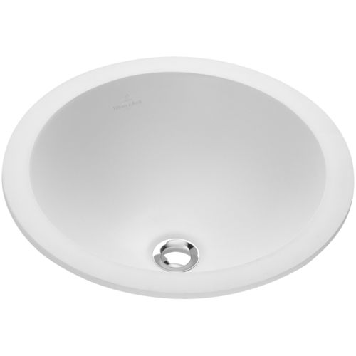 Built-in washbasin - LOOP &amp; FRIENDS: 614039 - Villeroy & Boch - porcelain / round / contemporary