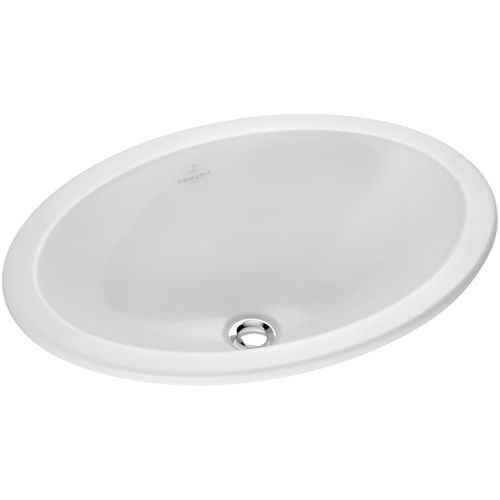 Built-in washbasin - LOOP &amp; FRIENDS: 615520 - Villeroy & Boch - porcelain / oval / contemporary