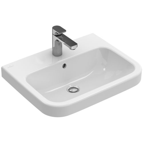 Wall-mounted washbasin - ARCHITECTURA : 418855/418860/418865 - Villeroy & Boch - porcelain / rectangular / contemporary