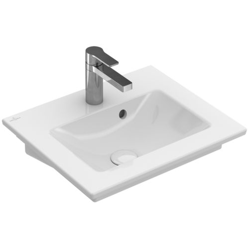 Wall-mounted washbasin - VENTICELLO:   412450 - Villeroy & Boch - porcelain / child's / rectangular