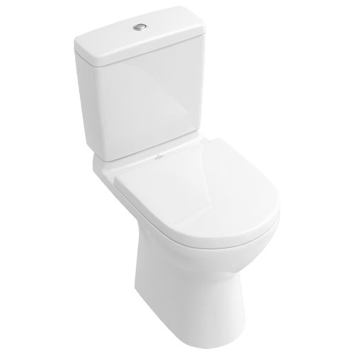 Free-standing toilet - O.NOVO : 566110 - Villeroy & Boch - close coupled / porcelain / modern