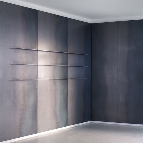 Wall-mounted panel - ISOMI - steel / commercial