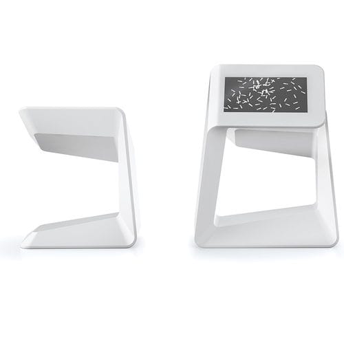 Indoor interactive kiosk - SINGLE & DOUBLE MEDIA UNIT 2  - ISOMI - with touchscreen