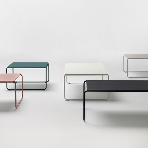 Design coffee table - PLOMA - Mobboli - lacquered MDF / steel / melamine
