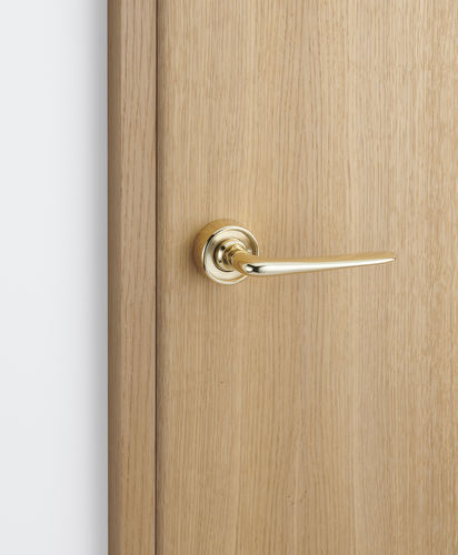 Door handle - ALIS - DCG PICARDIE - brass / nickel-plated brass / brushed brass