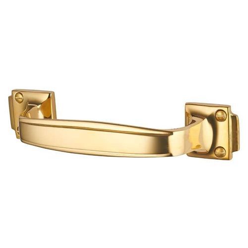 Brass furniture handle - P/112bis - DCG PICARDIE - polished / brushed / aged
