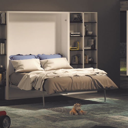 Wall bed - FLAT - smqrt beds - double / contemporary / with shelf
