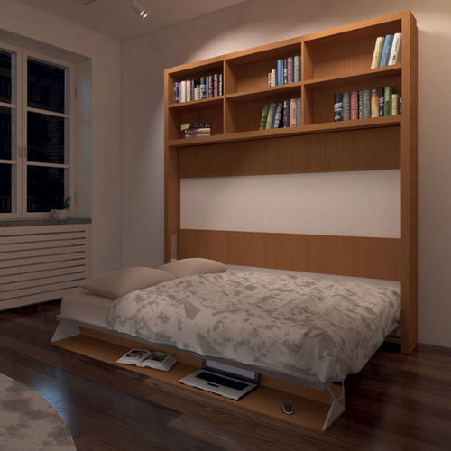 Wall bed - DOTTO - smqrt beds - double / contemporary / with in-base storage