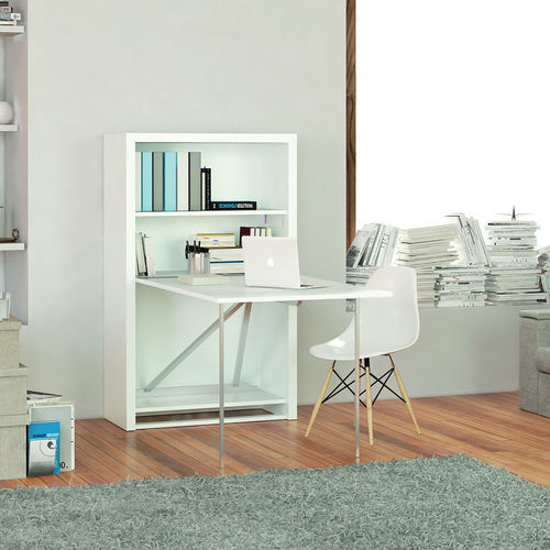 Wall-mounted office desk - OFFICE - smqrt beds - 1 person / contemporary / melamine