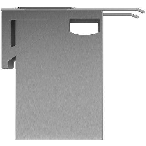 Brushed stainless steel trash can - P775 - Duten - polished stainless steel / indoor / for paper towels