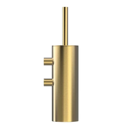 Stainless steel toilet brush holder - A853-L - Duten - wall-mounted / for hotel / satin