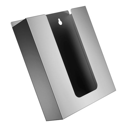 Wall-mounted paper towel dispenser - E057 - Duten - behind the mirror / stainless steel / folded towel