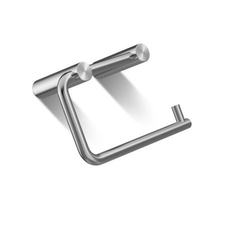 Wall-mounted toilet roll holder - H102-B - Duten - stainless steel / black / chrome