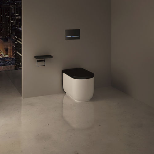 Free-standing toilet - SERENITY - ZeVa - ceramic / modern