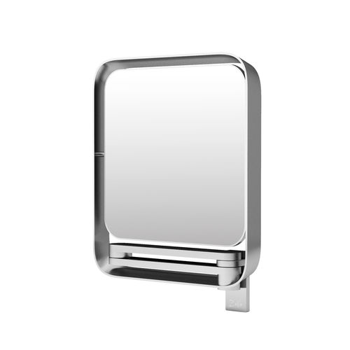Wall-mounted bathroom mirror - R3WE.CM.2 - ZeVa - contemporary / rectangular / brass