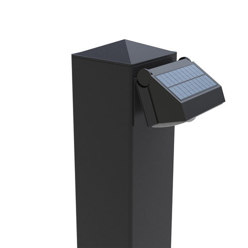 Urban bollard light - mars  - The solar range - contemporary / stainless steel / LED