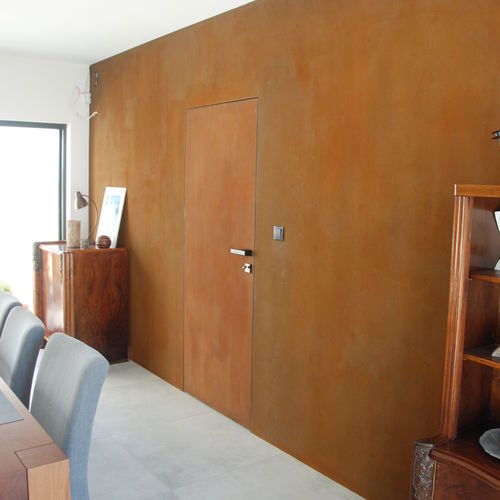 Interior closet door - OTHERS - ZEROMUR Perfect Doors - wooden / aluminum / leather