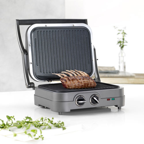 Electric contact grill ELITE CUISINART France freestanding