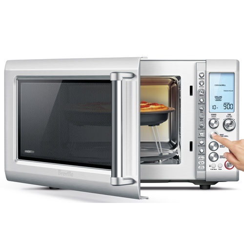 Home pizza oven - QUICK TOUCH™ : BMO700BSS - BREVILLE - electric / microwave / free-standing