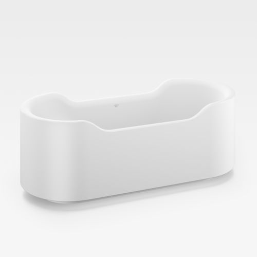 Oval bathtub - A248449000 - Armani / Roca - freestanding / with legs / for homes