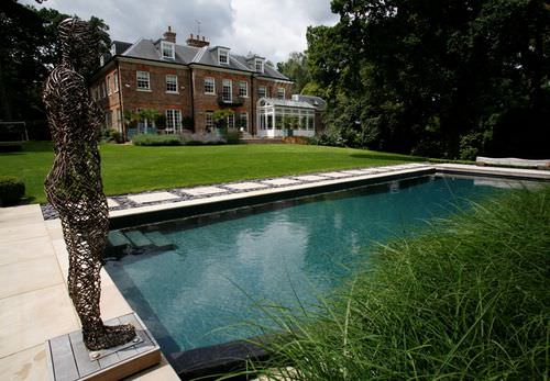 Natural swimming pool - SURREY - GUNCAST SWIMMING POOLS - outdoor / in-ground / concrete