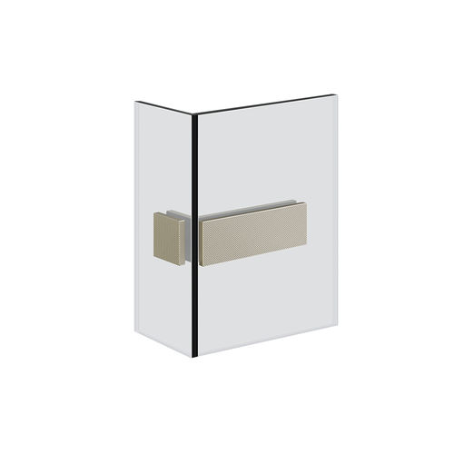 Metal glass clamp - 67607 - GESSI SPA - for shower / glass