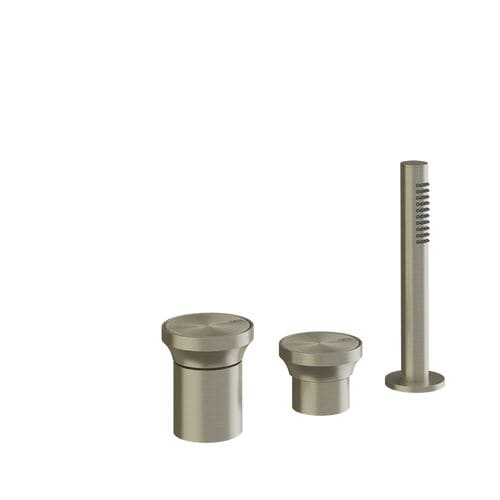 Bathtub mixer tap - 66043 - GESSI SPA - countertop / brass / bathroom
