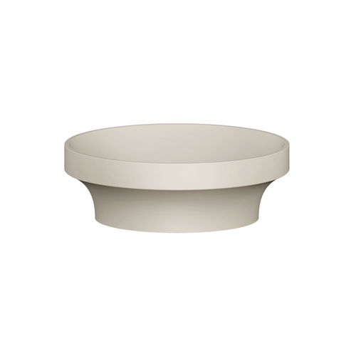 Countertop washbasin - 66601 - GESSI SPA - Cristalplant® / round / without hole