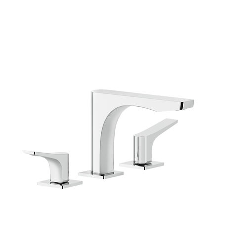 Double-handle washbasin mixer tap - 59012 - GESSI SPA - countertop / metal / bathroom