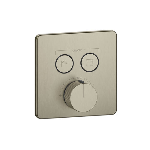 Shower mixer tap - 38718 - GESSI SPA - wall-mounted / thermostatic / chromed metal