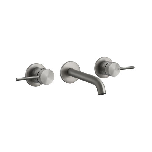 Double-handle washbasin mixer tap - 54194 - GESSI SPA - wall-mounted / metal / bathroom