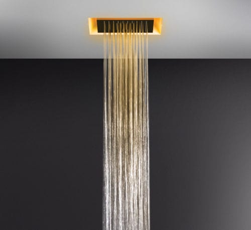 Built-in shower head - 57301 - GESSI SPA - hanging / square / professional