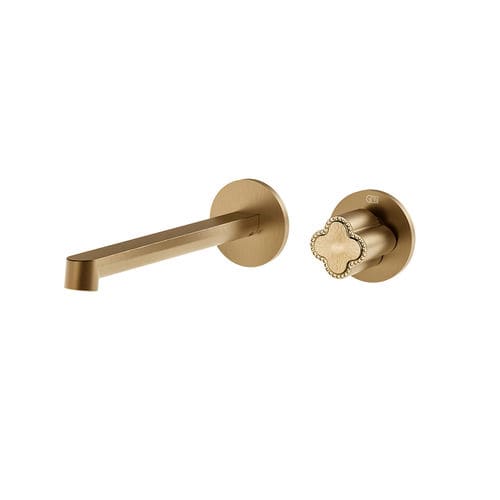Washbasin mixer tap - AREA PRO - GESSI SPA - wall-mounted / metal / bathroom