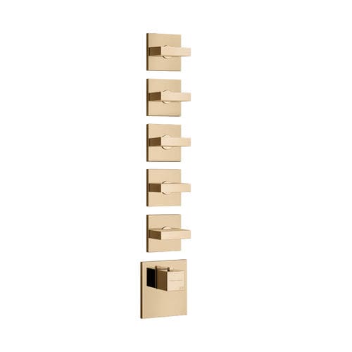 Washbasin mixer tap - AREA PRO - GESSI SPA - built-in / wall-mounted / metal