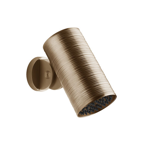Wall-mounted shower head - AREA PRO - GESSI SPA - cylindrical / rain / commercial